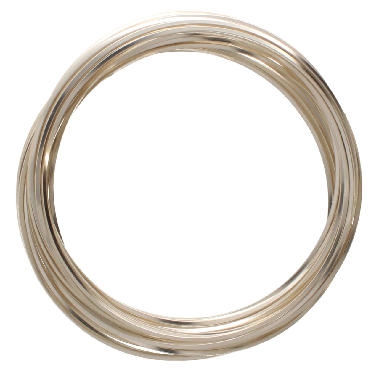 The Beadsmith® Wire Elements™ 21 Gauge Tarnish Resistant Square Soft Temper Wire, 4yd.